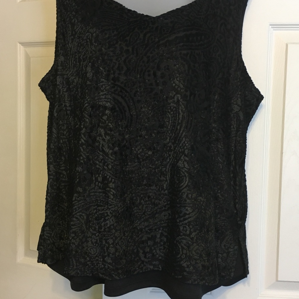 Java Jacquard Layered Tank ~ 2X - Picture 4 of 7